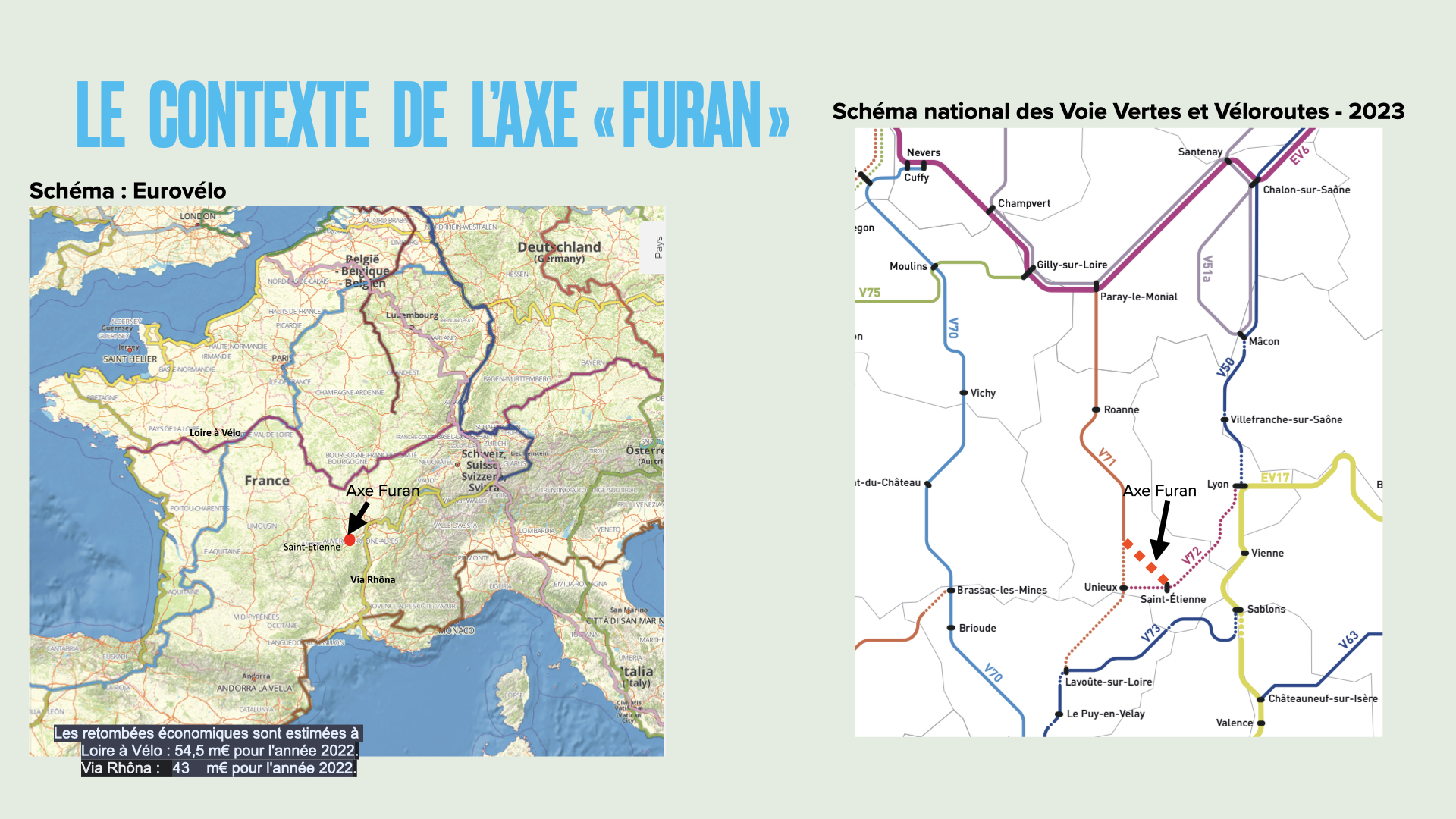 voie verte du furan rivière furan fouillouse Andrézieux-Bouthéon CHU Nord ligne de chemin de fer 1827 valorisation du patrimoine ferroviaire bicentenaire 200 ans la voie verte du furan jonction Eurovelo 6 loire à vélo et eurovélo 17 Via Rhona 